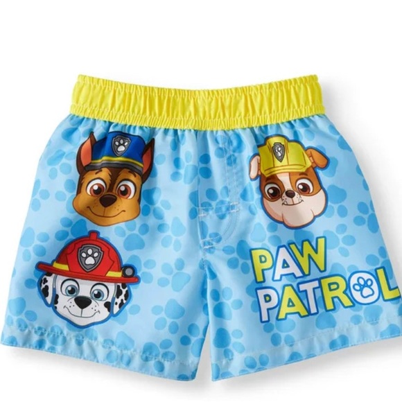 Paw Patrol Baby Boy Swim Trunks 18 Months - Picture 1 of 7
